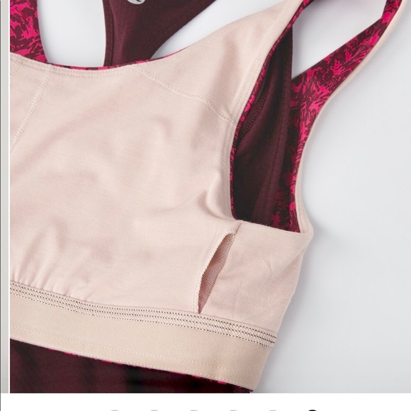 Lululemon All Sport Support Tank Sz 4 Burgundy - Picture 7 of 8